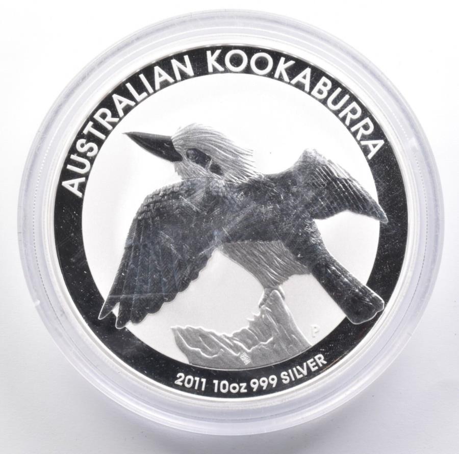 ڶ/ʼݾڽա ƥ 󥳥 [̵] 2011ǯȥꥢ10ɥ륯֥10󥹥С *7548 2011 Australia 10 Dollars Kookaburra 10 Oz Silver *7548