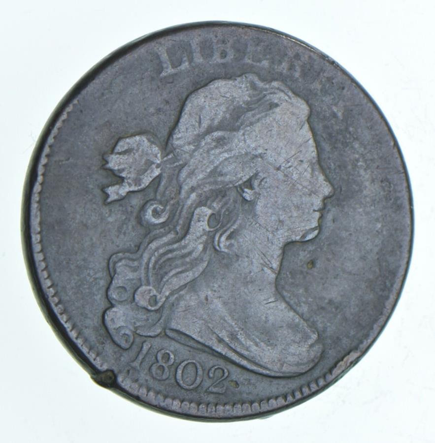 1802ɥ졼ץХ祻 *6095 1802 Draped Bust Large Cent *6095