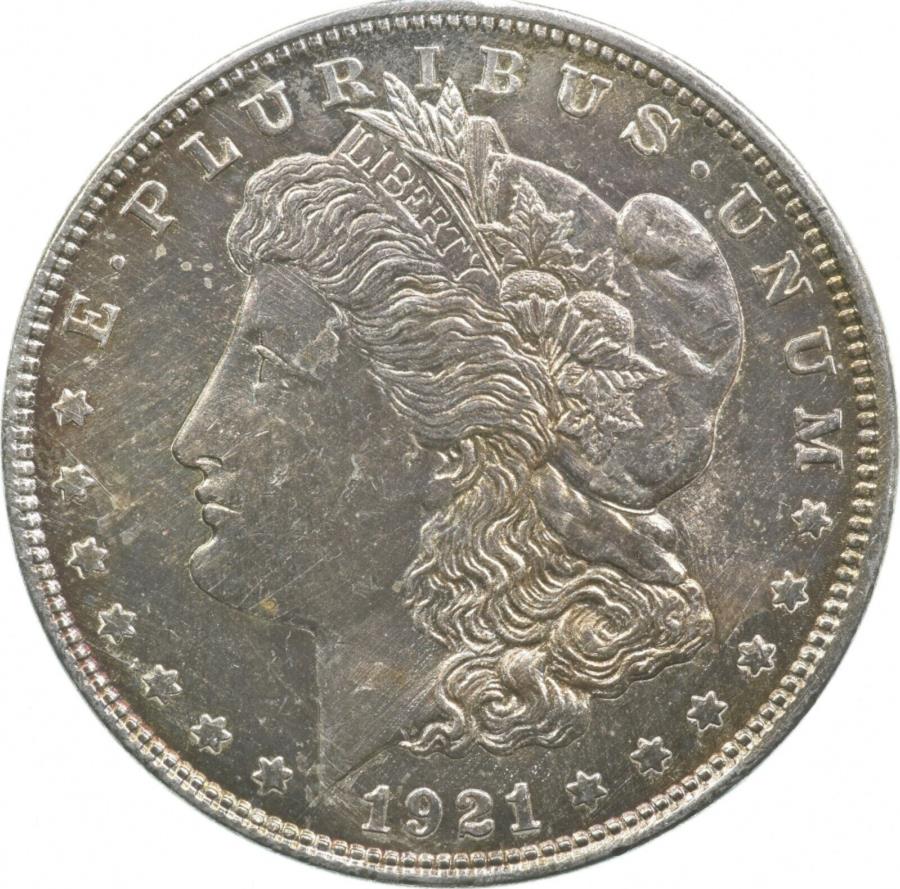 yɔi/iۏ؏tz AeB[NRC _RC [] 1921[KVo[_[N[J[ *3543 1921 Morgan Silver Dollar Cool Color *3543