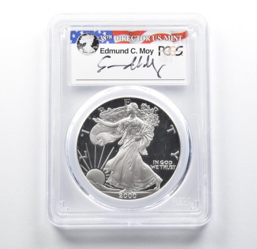 yɔi/iۏ؏tz AeB[NRC _RC [] PR69 DCAM 2000-P American Silver Eagle Signed Moy PCGS *2146 PR69 DCAM 2000-P American Silver Eagle Signed Moy PCGS *2146