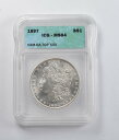 【極美品/品質保証書付】 アンティークコイン モダンコイン [送料無料] MS64 1897 Morgan Silver Dollar VAM-6Aトップ100 ICG *5923 MS64 1897 Morgan Silver Dollar VAM-6A Top 100 ICG *5923