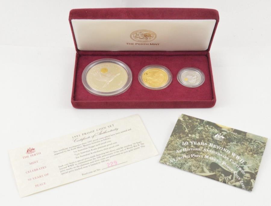1995ȥꥢСץʡ3ץ롼եå - /COA *8653 1995 Australia Si...