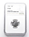 yɔi/iۏ؏tz AeB[NRC _RC [] PF68 1952[Yxg_CNGC *9986 PF68 1952 Roosevelt Dime NGC *9986