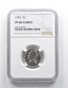 【極美品/品質保証書付】 アンティークコイン モダンコイン [送料無料] PF68 CAM 1953 Jefferson Nickel NGC *7388 PF68 CAM 1953 Jefferson Nickel NGC *7388