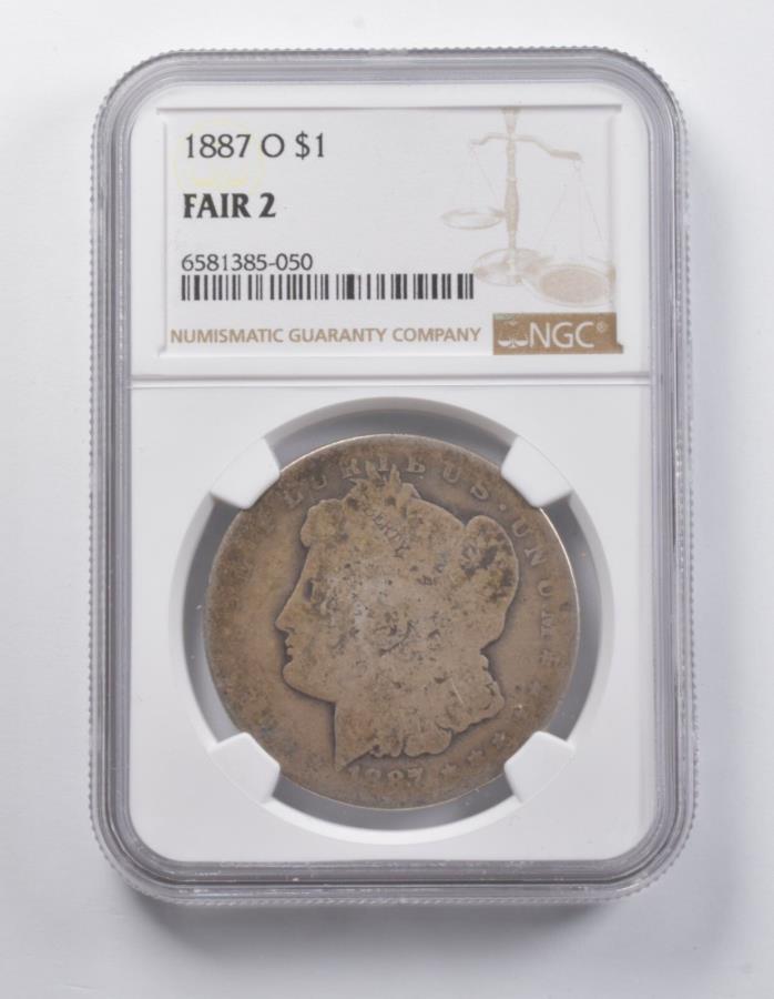 yɔi/iۏ؏tz AeB[NRC _RC [] tFA2 1887-O[KVo[_[NGC *7092 FAIR 2 1887-O Morgan Silver Dollar NGC *7092