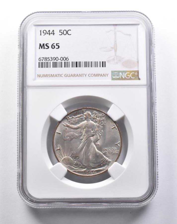 yɔi/iۏ؏tz AeB[NRC _RC [] MS65 1944EH[LOoeBn[t_[NGC *3253 MS65 1944 Walking Liberty Half Dollar NGC *3253