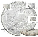  アンティークコイン モダンコイン  3コイン完全ミントセット1923 P D S Peace Silver Dollar 90％Eagle Collection 3 Coin Complete Mint Set 1923 P D S Peace Silver Dollar 90% Eagle Collection