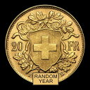 ƥ_ANTIQUE PRINCE㤨֡ڶ/ʼݾڽա ƥ 󥳥 [̵] ̲ʡ20եإ٥ƥAUʥǯ SPECIAL PRICE! Swiss Gold 20 Francs Helvetia AU (Random YearפβǤʤ125,125ߤˤʤޤ