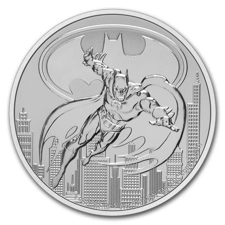 ڶ/ʼݾڽա ƥ 󥳥 [̵] 2021 niue 1 ozС$ 2 DCߥå㥹ƥ꡼Хåȥޥ󥳥 2021 Niue 1 oz Silver $2 DC Comics Justice League: Batman Coin