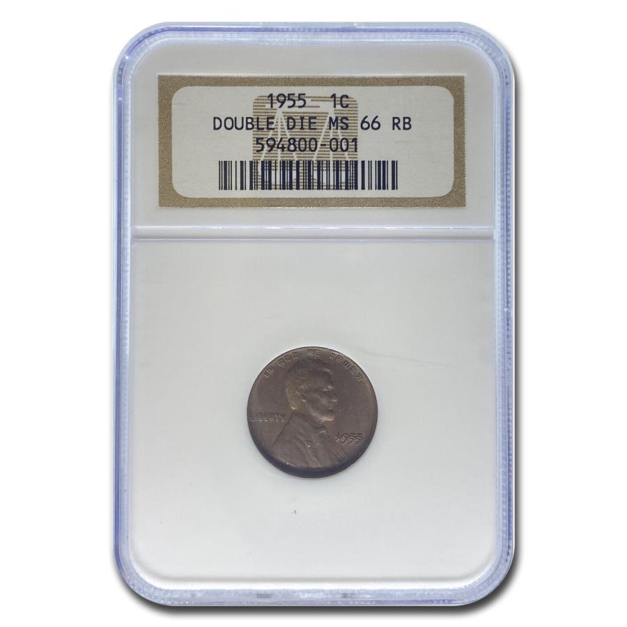 ڶ/ʼݾڽա ƥ 󥳥 [̵] 1955󥫡󥻥Ȥϥɽ¦MS -66 NGC/㿧-SKU244411 1955 Lincoln Cent Doubled Die Obverse MS-66 NGC (Red/Brown) - SKU...