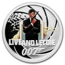 【極美品/品質保証書付】 アンティークコイン モダンコイン 送料無料 2021トゥバル1/2オンスシルバー007ジェームズボンドライブアンドレットダイ - SKU＃236938 2021 Tuvalu 1/2 oz Silver 007 James Bond Live and Let Die - SKU 236938