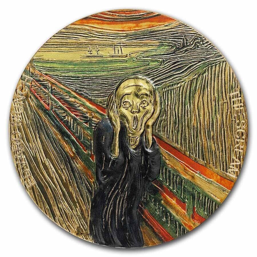 ڶ/ʼݾڽա ƥ 󥳥 [̵] 2022ʶ¹2󥹥СɥСɥޥ - ꡼-SKU259298 2022 Republic of Ghana 2 oz Silver Edvard Munch - The Scream - SKU#259298