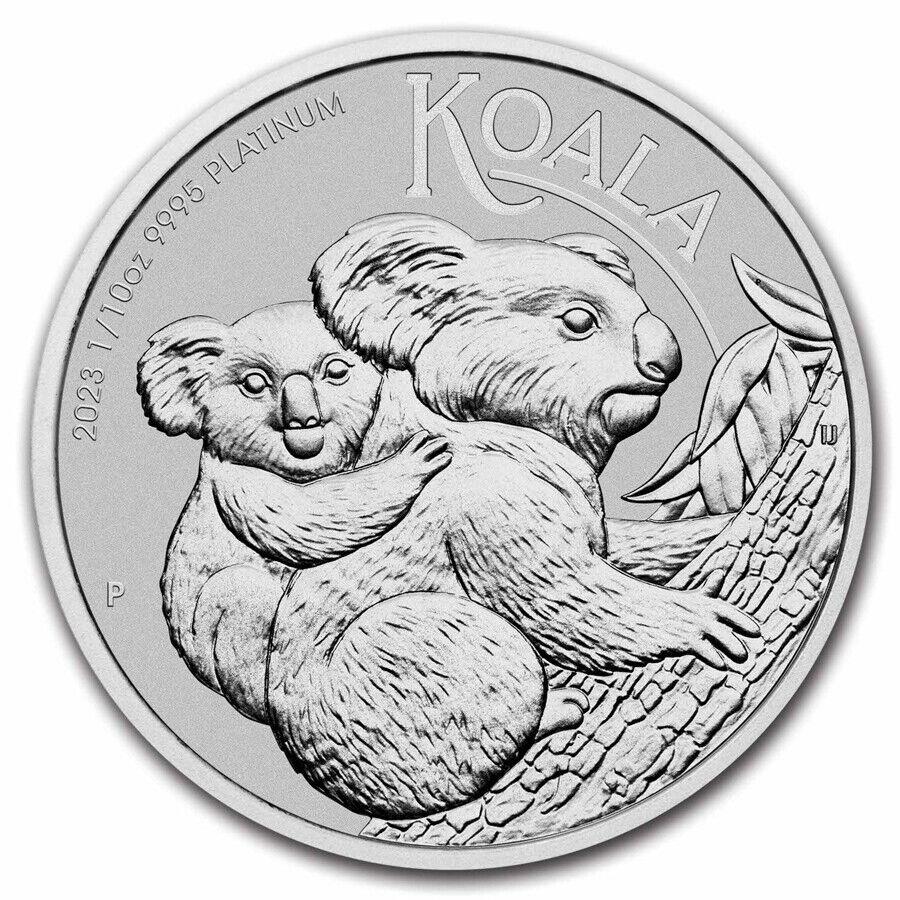 yɔi/iۏ؏tz AeB[NRC _RC [] 2023I[XgA1/10IXv`iRABU -SKU281339 2023 Australia 1/10 oz Platinum Koala BU - SKU#281339