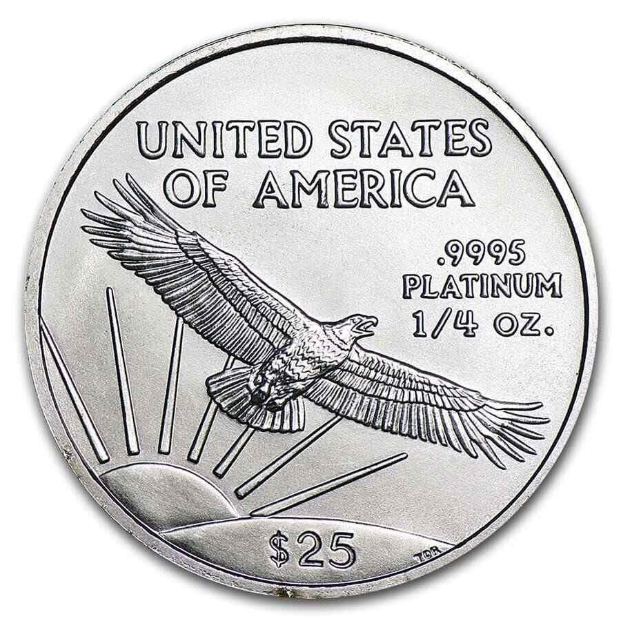 yɔi/iۏ؏tz AeB[NRC _RC [] 1/4IXv`iAJC[OBUi_Nj-SKU54 1/4 oz Platinum American Eagle BU (Random Year) - SKU #54