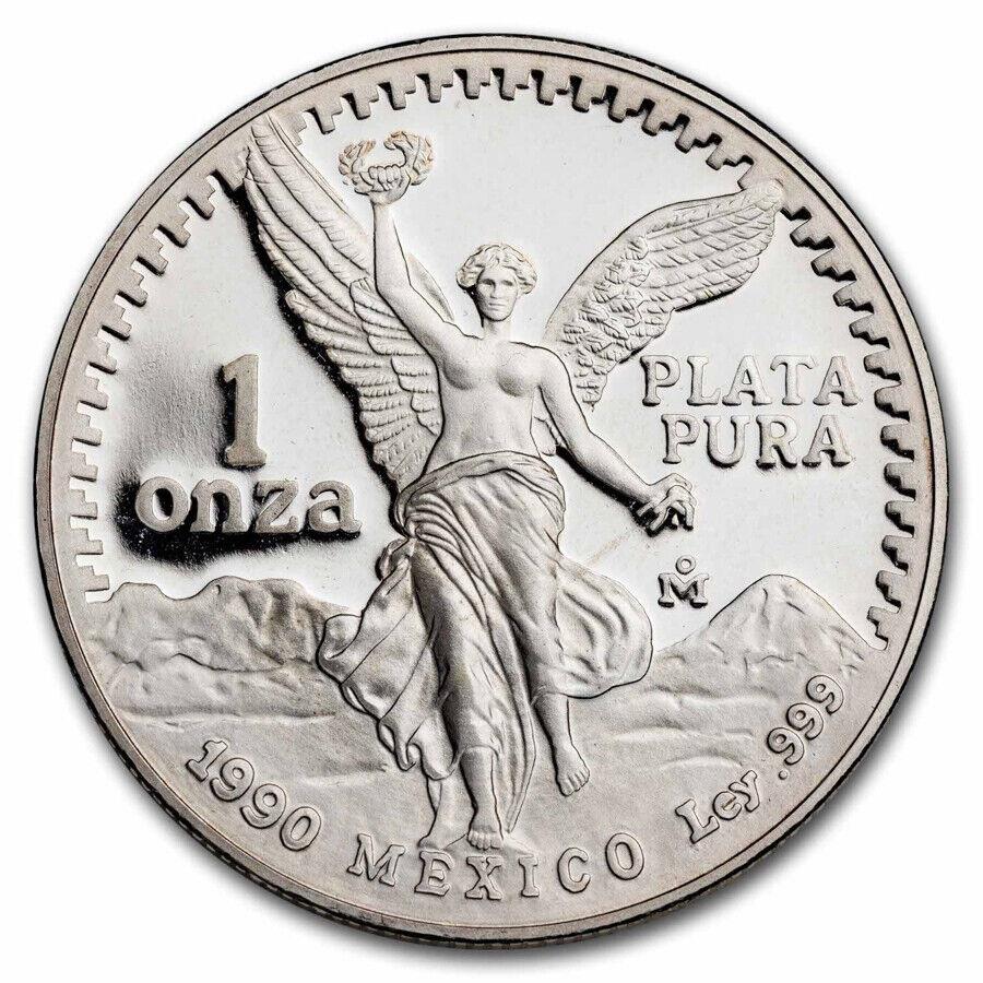 yɔi/iۏ؏tz AeB[NRC _RC [] 1990LVR1IXVo[o^hv[tiRĈ݁j-SKU278051 1990 Mexico 1 oz Silver Libertad Proof (Coin Only) - SKU#278051