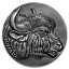 2022年カメルーン共和国2オンスシルバーアンティークアフリカバッファロー-SKU#254069 2022 Republic of Cameroon 2 oz Silver Antique African Buffalo - SKU#254069 83,875円