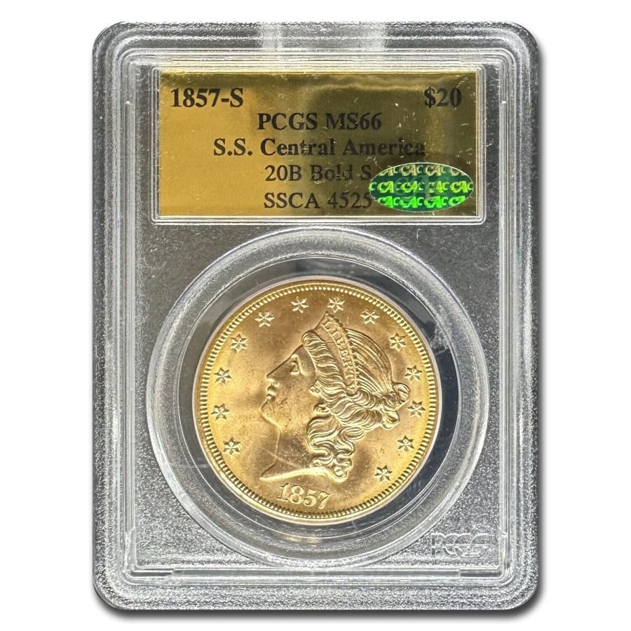 ڶ/ʼݾڽա ƥ 󥳥 [̵] 1857-S $ 20 LIB GOLD DBL EAGLE MS-66 PCGS CACSS Central America-SKU277562 1857-S $20 Lib Gold Dbl Eagle MS-66 ...