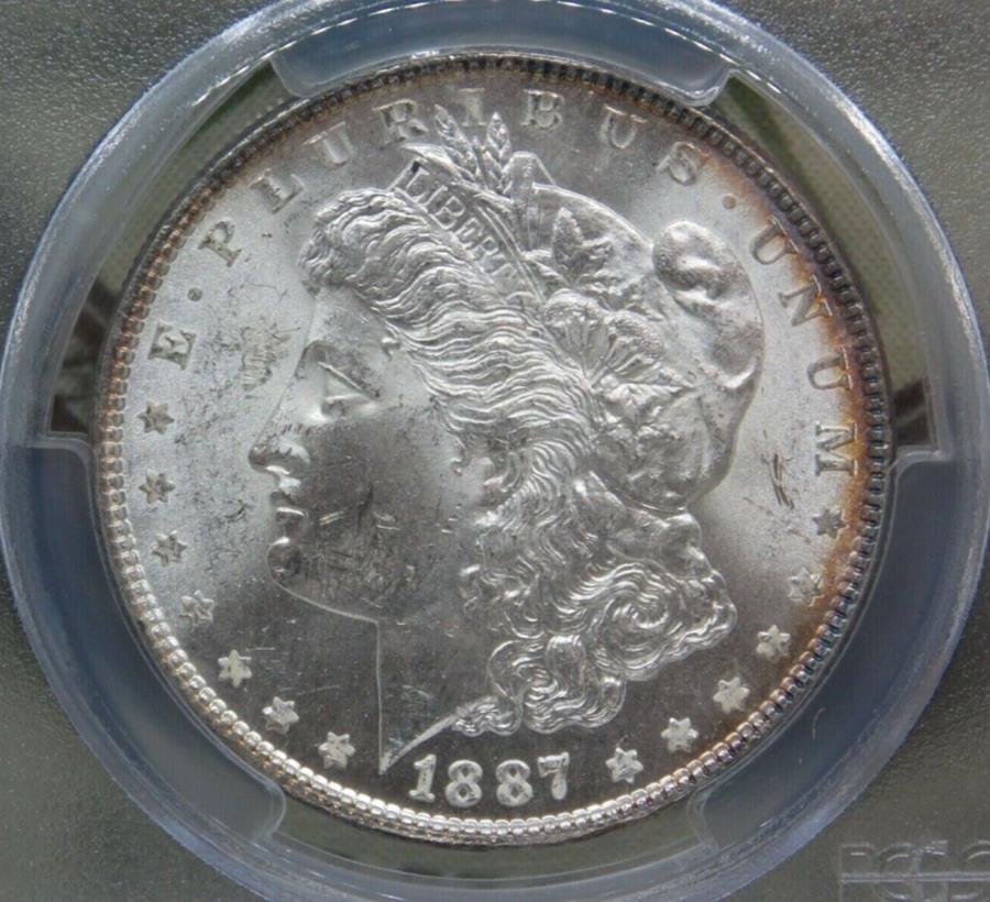  アンティークコイン モダンコイン  1887 "P"モーガンシルバーダラー$ 1 PCGS MS63＃870 BU UNC CUNCCC＆C、Inc。 1887 "P" Morgan SILVER Dollar $1 PCGS MS63 #870 BU Unc Uncirculated ECC&C, Inc.