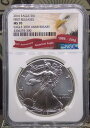 2016 American Silver 1Oz Eagle $ 1 NGC MS70#300 ** 30周年** ECC&C Inc 2016 America...