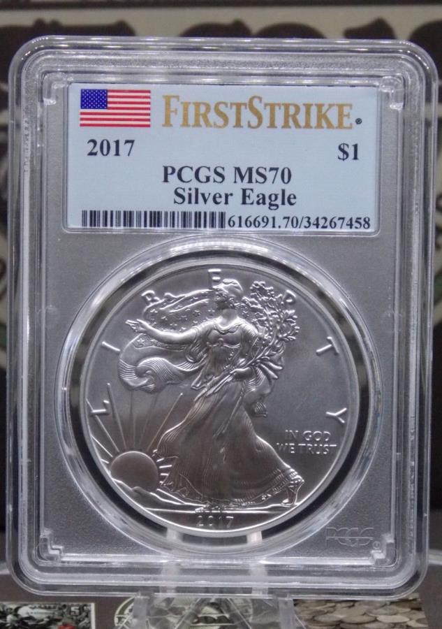 ڶ/ʼݾڽա ƥ 󥳥 [̵] 2017 American Silver Eagle $ 1 PCGS MS70 First Strike458 Bullion ECCCInc 2017 American SILVER Eagle $1 PCGS MS70 First Strike #458 Bullion ECC&C, Inc.