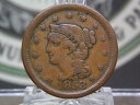 yɔi/iۏ؏tz AeB[NRC _RC [] 1853ґgwAZg1C4 East Coast CoinCollectablesAIncB 1853 Braided Hair Large Cent 1c #4 East Coast Coin & Collectables, Inc.