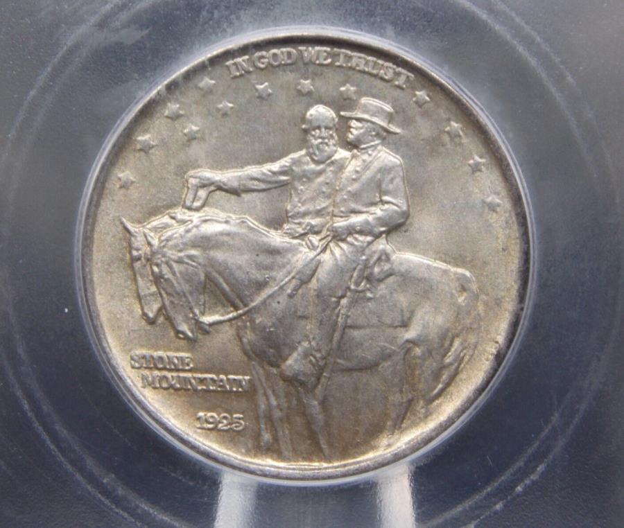 ڶ/ʼݾڽա ƥ 󥳥 [̵] 1925ǰ *ȡޥƥ *Сϡե顼ICG MS64103 DDR ECCC 1925 Commemorative *STONE MOUNTAIN* Silver Half Dollar ICG MS64 #103 DDR ECC&C