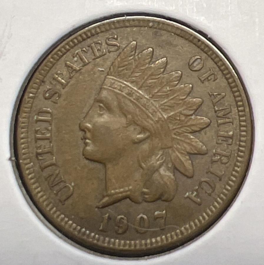 yɔi/iۏ؏tz AeB[NRC _RC [] 1907CfBAwbhZgO[hzF..AN`ARCC15107 1907 INDIAN HEAD CENT GRADES UNCIRCULATED BROWN ..ACTUAL COIN #C15107