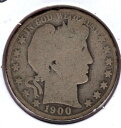 1900-OバーバーシルバーハーフダラーグレードG/Ag..アクチュアルコイン#C9080 1900-O BARBER SILVER HALF DOLLAR GRADES G/AG..ACTUAL COIN #C9080(3)