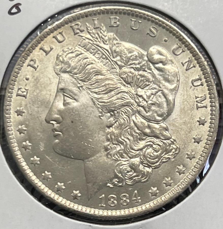 yɔi/iۏ؏tz AeB[NRC _RC [] 1884-O Morgan Silver Dollar Choice uncirculated ...ۂ̃RCC12965 1884-O MORGAN SILVER DOLLAR CHOICE UNCIRCULATED...ACTUAL COIN #C12965