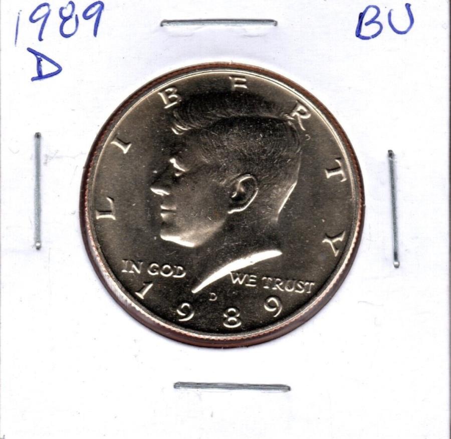 yɔi/iۏ؏tz AeB[NRC _RC [] 1989-dPlfB̓~gZbg璼ڔh!!ۂ̃RCC14522 1989-D KENNEDY HALF DOLLAR STRAIGHT FROM MINT SET NICE!! ACTUAL COIN #C14522