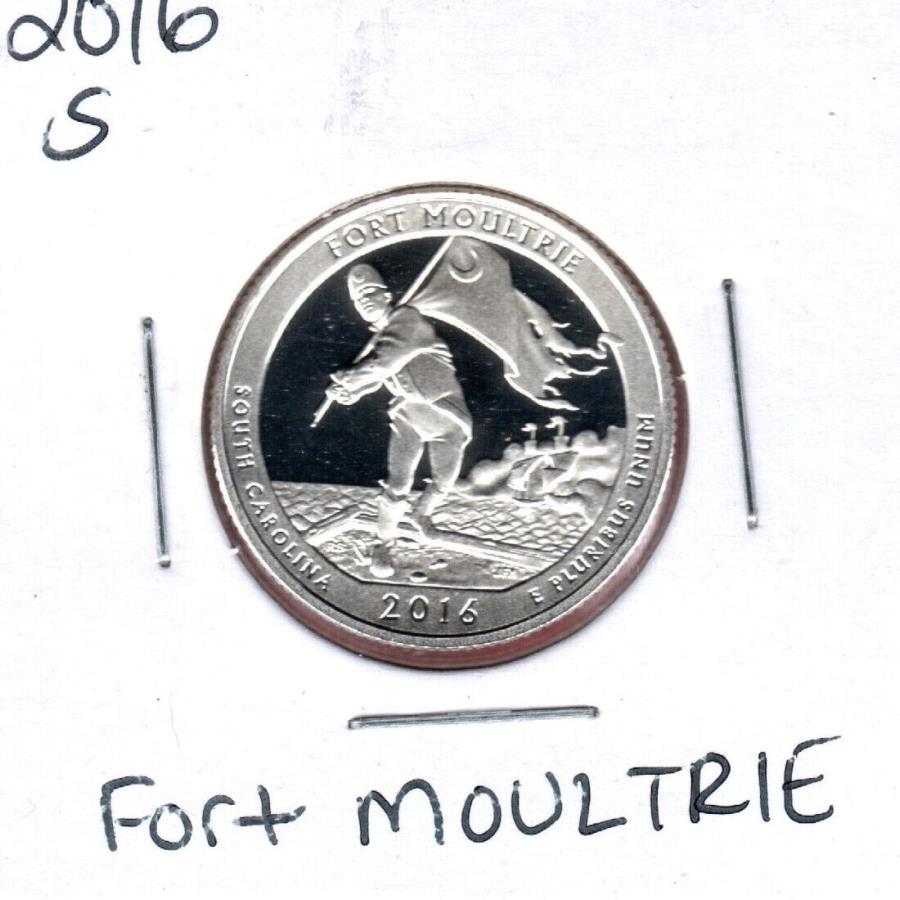 ڶ/ʼݾڽա ƥ 󥳥 [̵] 2016-Sեȥ⡼ȥ꡼ATBСQTRץ롼եåȼºݤΥC9587 2016-S FORT MOULTRIE ATB SILVER QTR FROM PROOF SET ACTUAL COIN #C9587