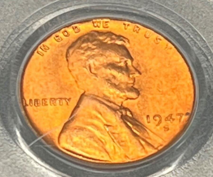 yɔi/iۏ؏tz AeB[NRC _RC [] 1947-S Lincoln Wheat Cent PCGS MS66 Red..MotingRCɎۂ̃RCF1780 1947-S LINCOLN WHEAT CENT PCGS MS66 RED..BLAZING COIN HERE ACTUAL COIN #F1780