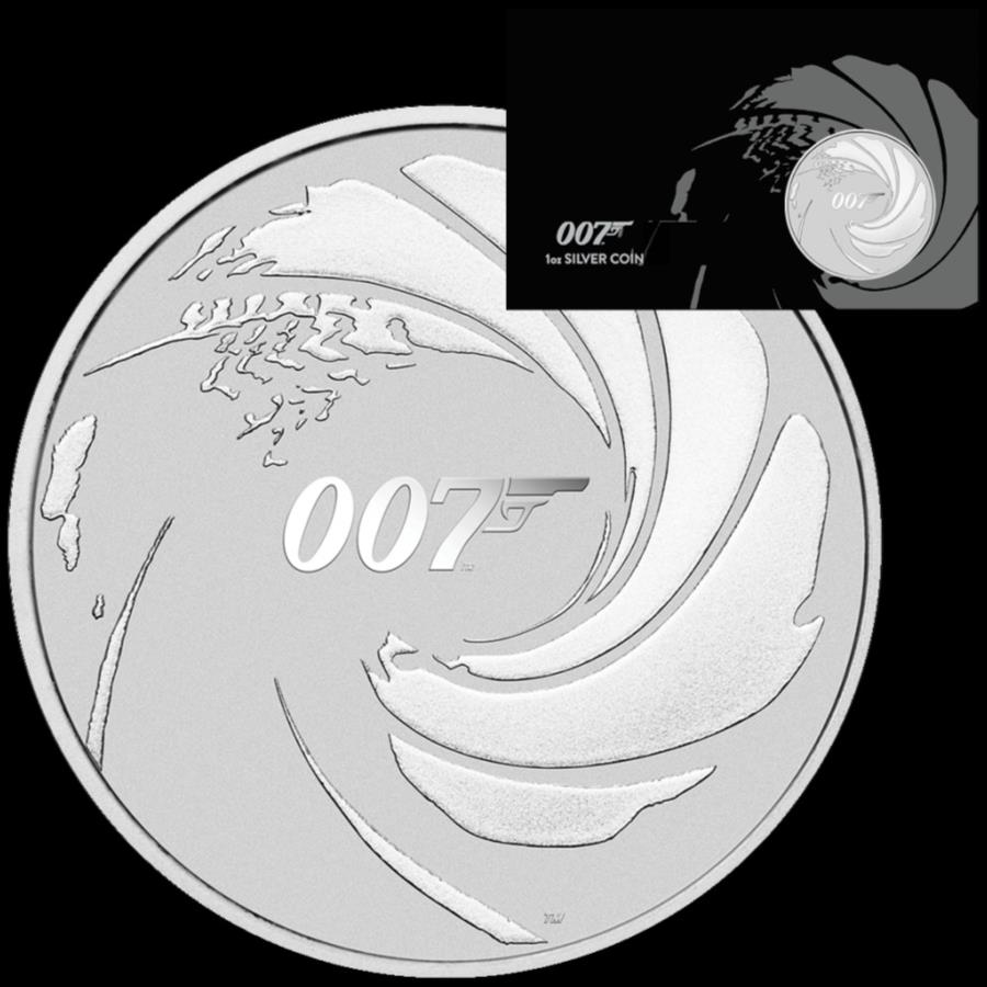 yɔi/iۏ؏tz AeB[NRC _RC [] 2020 James Bond 007?-Tuvalu -Silver Coin -Cincard -1oz St- 2020 James Bond 007? - Tuvalu - Silver Coin - in Coincard - 1oz ST-
