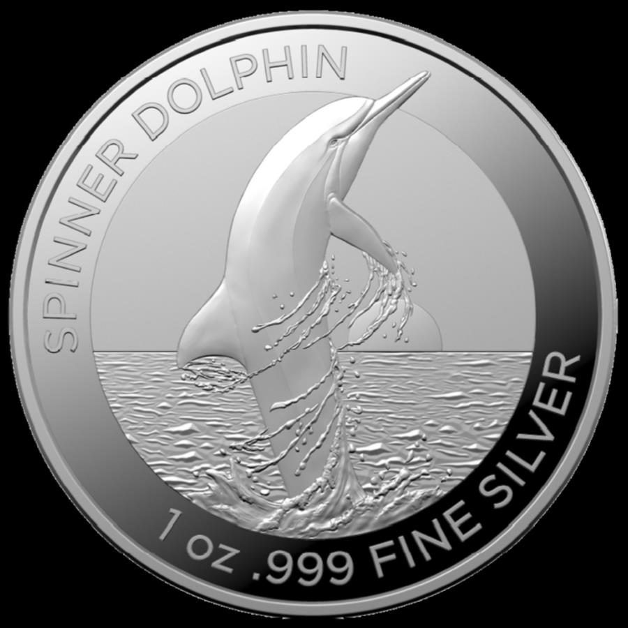 【極美品/品質保証書付】 アンティークコイン モダンコイン 送料無料 2020年オーストラリアドルフィンスピナーシルバーコイン - プレミアム投資コイン-1OzPC- 2020 Australia Dolphin Spinner Silver Coin - Premium Investment Coin - 1oz PC-