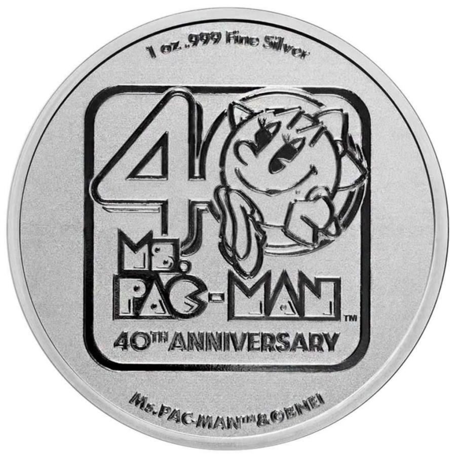 yɔi/iۏ؏tz AeB[NRC _RC [] Ms. Silver Coin Pac -Man?40.LO-2021 -Niue -1 oz st- Ms. Silver Coin PAC-MAN? 40. Anniversary - 2021 - Niue - 1 Oz ST-