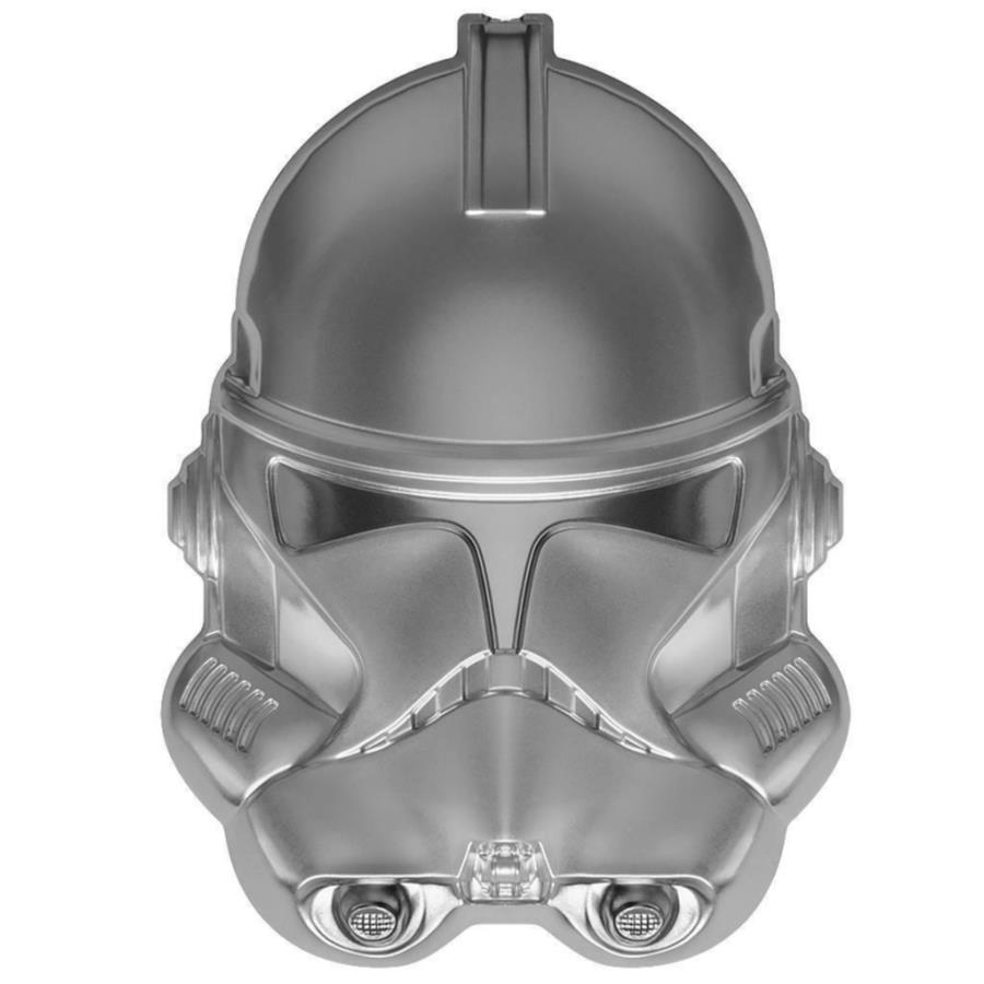 【極美品/品質保証書付】 アンティークコイン モダンコイン 送料無料 2021 Star Wars Clone Trooper Helmet Silver Coin -niue -High Relief -2oz pp- 2021 Star Wars Clone Trooper Helmet Silver Coin - Niue - High Relief - 2oz PP-