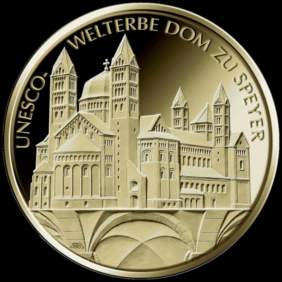 yɔi/iۏ؏tz AeB[NRC _RC [] hCc-100[2019 -Dom Zu Speyer -F -Stuttgart -1/2 Oz Gold St- Germany - 100 euros 2019 - Dom zu Speyer - F - Stuttgart - 1/2 oz gold ST-