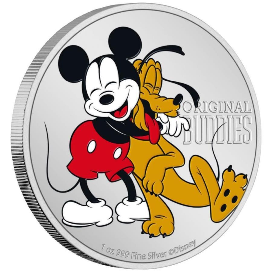 2020 Disney?Pluto?90歳の誕生日シルバーコイン-Niue -1oz pp in Color- 2020 Disney? Pluto? 90th Birthday Silver Coin - Niue - 1oz PP in Color-