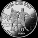 yɔi/iۏ؏tz AeB[NRC _RC [] 2020[bpTbJ[I茠Vo[RC - XyC - P[X - 27 gr pp- 2020 European Football Championship silver coin - Spain - in case - 27 gr PP-