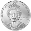  アンティークコイン モダンコイン  クイーンエリザベスIIシルバーコインメモアム2022-クック諸島-1オンスpp- Queen Elizabeth II Silver Coin In Memoriam 2022 - Cook Islands - 1 Oz PP-