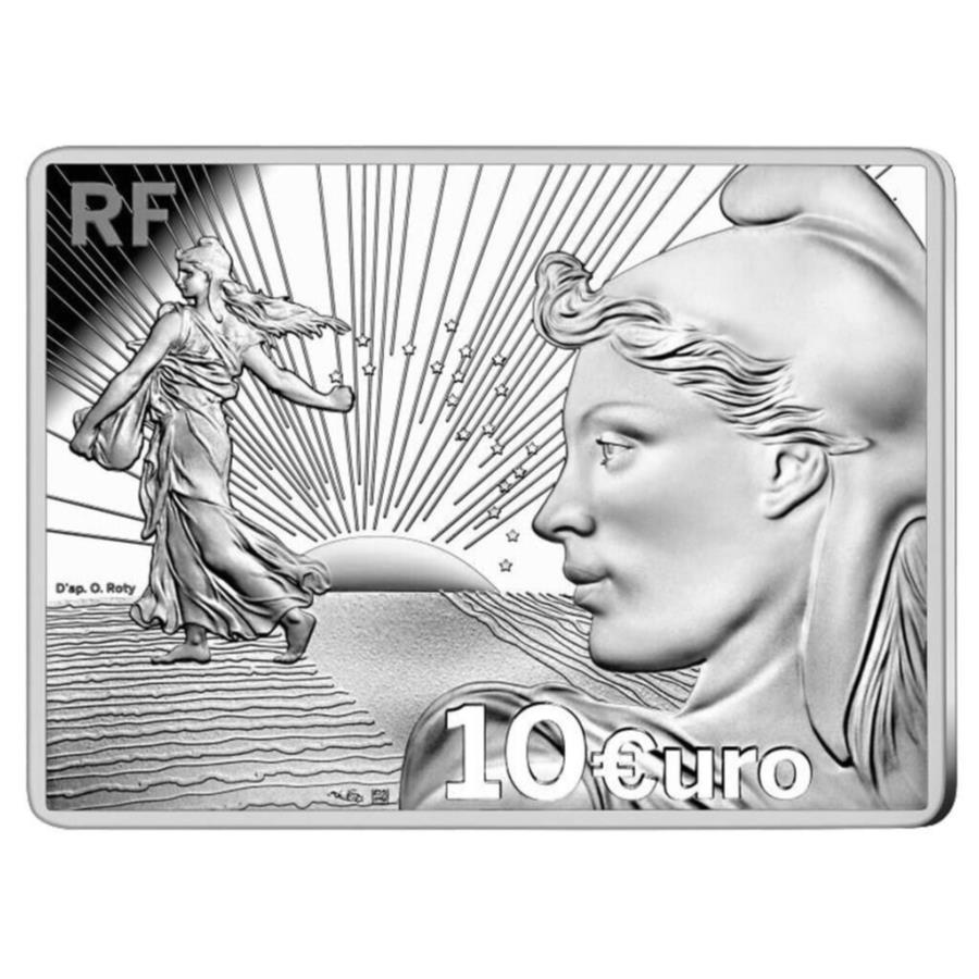 Сե2022-20ǯ桼-22.2 gr pp- Silver coin Die S?erin France...