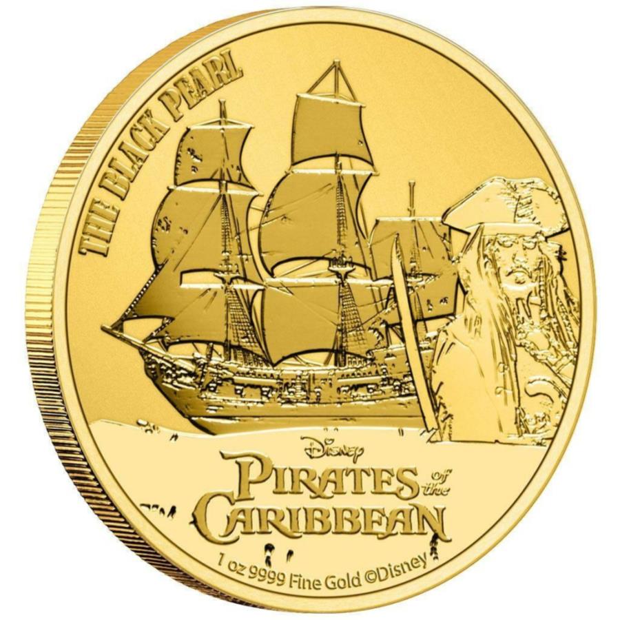 Curse of the Caribbean?The Black Pearl?1Gold Coin -2021 -niue -1 oz ...