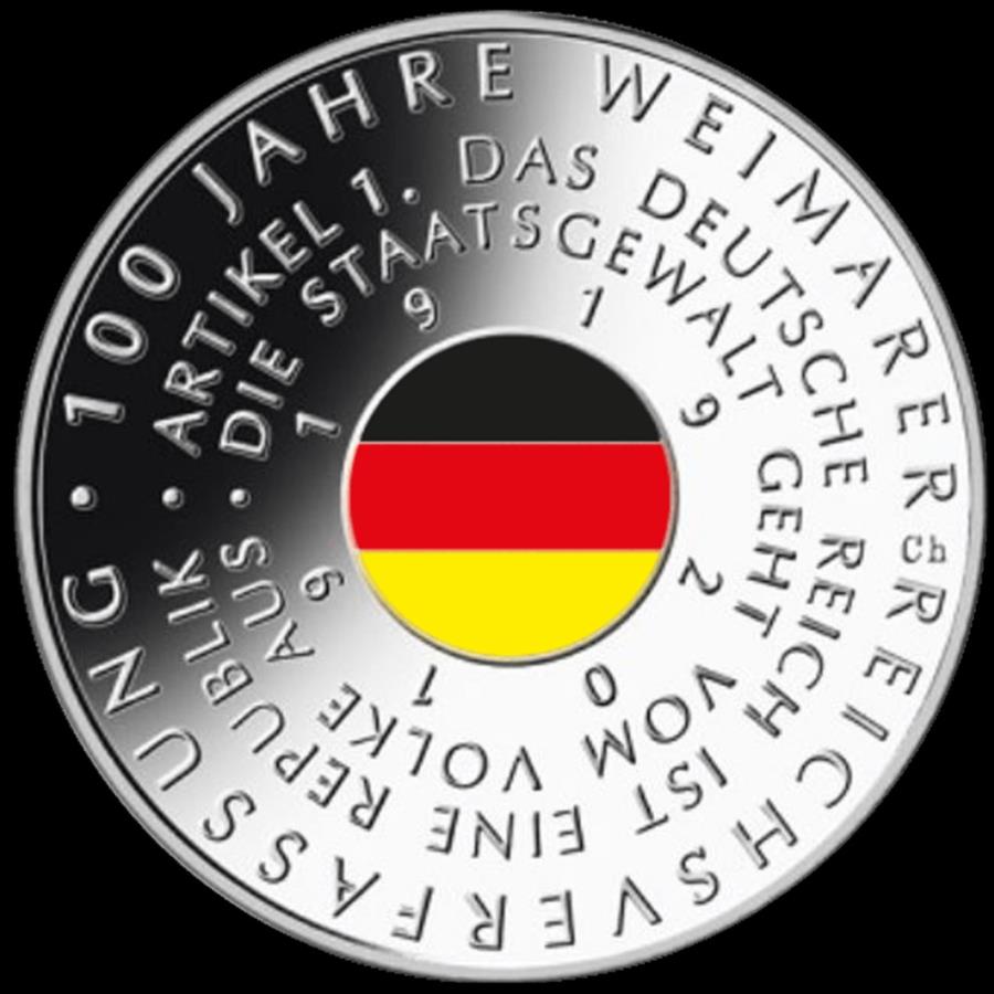 С20桼ɥ100ǯ磻ޡˡ2019-18 gr pp- Silver coin 20 euros Germany ...