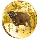 2021年のオックスゴールドコイン - 色 - オーストラリア-1/20オンスst- 2021 Year of the Ox Gold Coin - In Color - Australia - 1/20oz ST-(3)