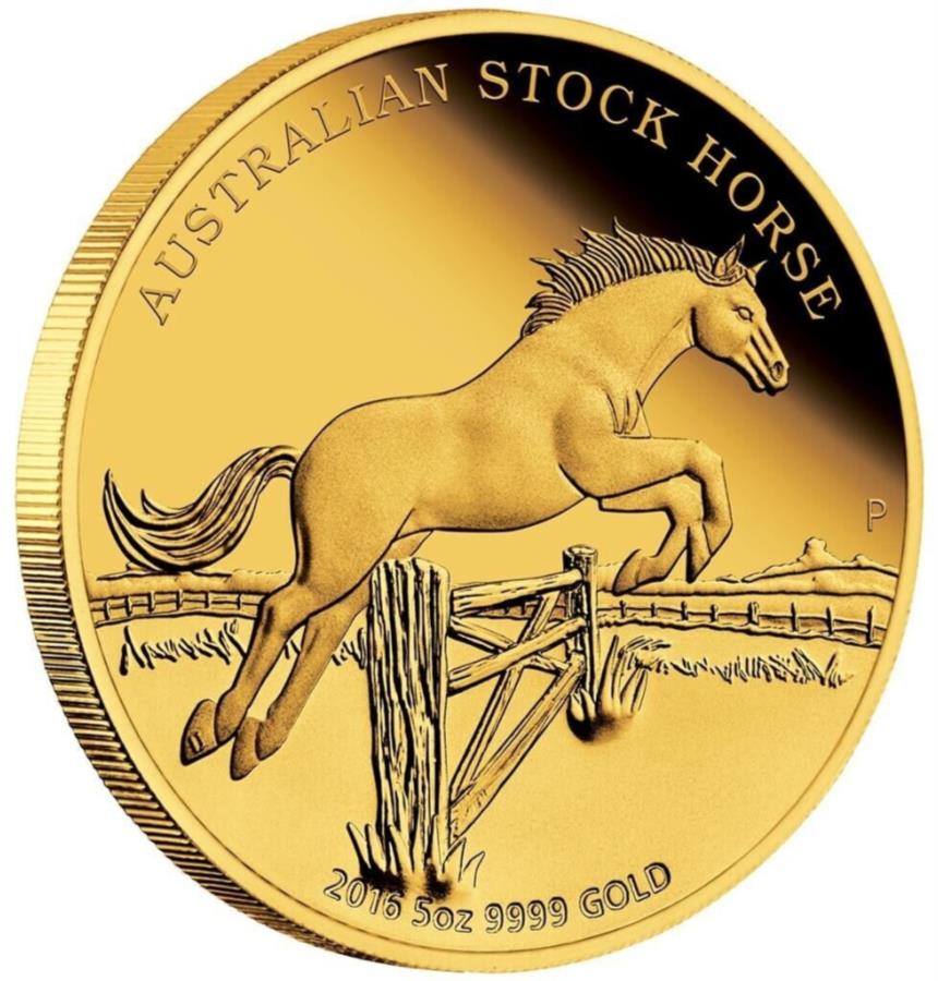 ڶ/ʼݾڽա ƥ 󥳥 [̵] 2016ȥꥢ - ȥꥢ - -5ppɥ - 2016 Australian Stock Horse - Australia - Wooden Case - 5oz PP G...