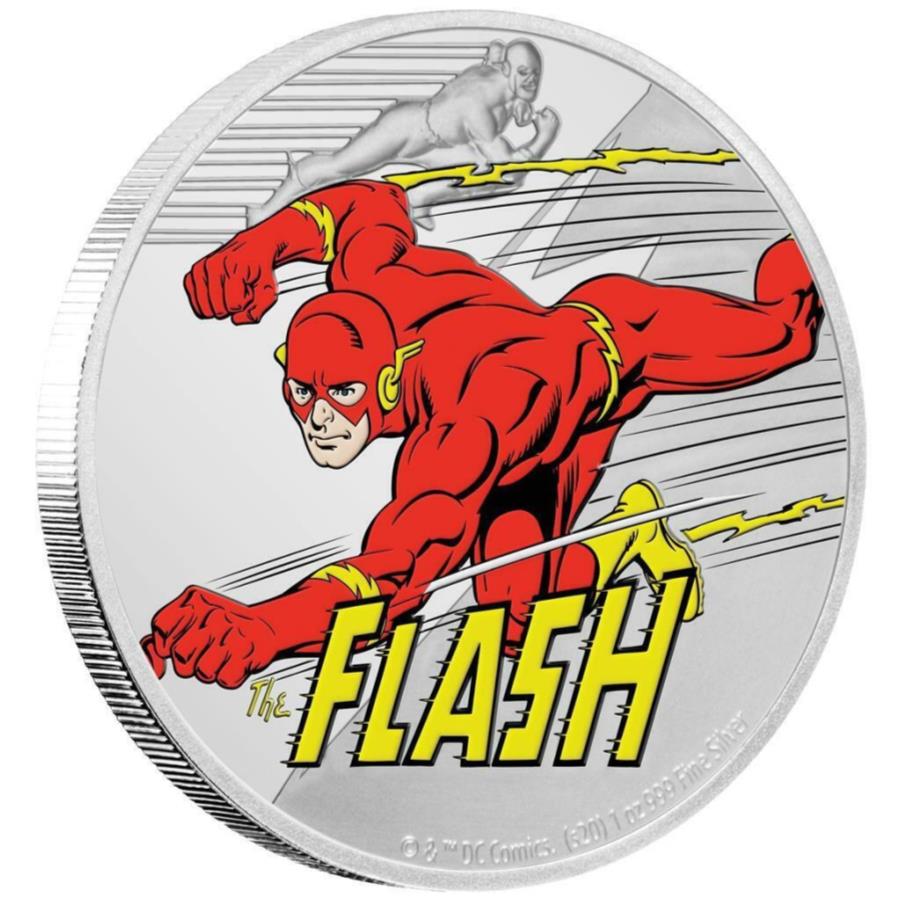 ڶ/ʼݾڽա ƥ 󥳥 [̵] The Flash?60 Year Justice League?7Silver Coin 2020 -Niue -1 oz pp- The Flash? 60 Year Justice League? (7) Silve...