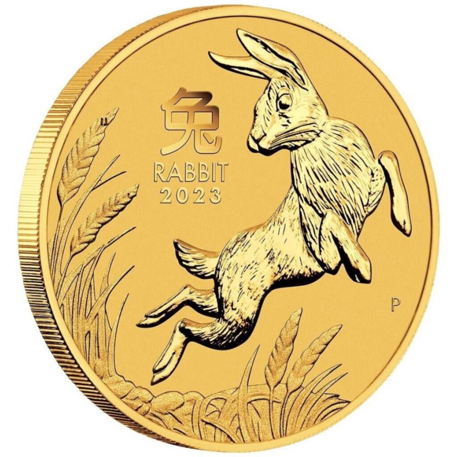 yɔi/iۏ؏tz AeB[NRC _RC [] ETM̋݁i4Ԗځj̔NIIIB 2023-I[XgA - RC1IXst- Year of the Rabbit Gold Coin (4th) Lunar III. 2023 - Australia - Investment Coin 1 Oz ST-