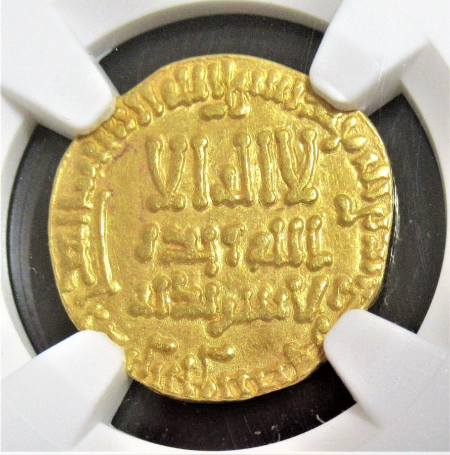 yɔi/iۏ؏tz AeB[NRC _RC [] AbbasidBxB Al-MansuriAH 136-158jS[hfBi[AH 157. AuNGCڏqĂ܂B Abbasid. temp. al-Mansur (AH 136-158) gold Dinar AH 157. AU Details NGC.