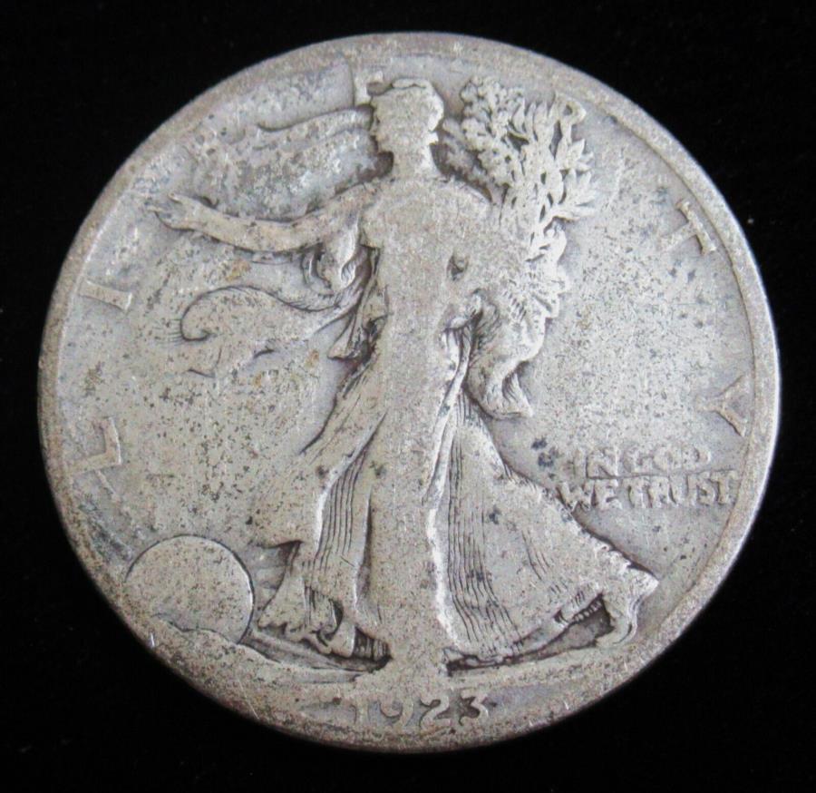  アンティークコイン モダンコイン  1923-Sウォーキングリバティ半ドル。より良い日付！ 1923-S Walking Liberty Half Dollar. Better Date!