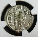 yɔi/iۏ؏tz AeB[NRC _RC [] Maximinus IiAD 235-238jB ar denariusi19mmA11hjB NGC AUB[}B Maximinus I (AD 235-238). AR denarius (19mm, 11h). NGC AU. Rome.